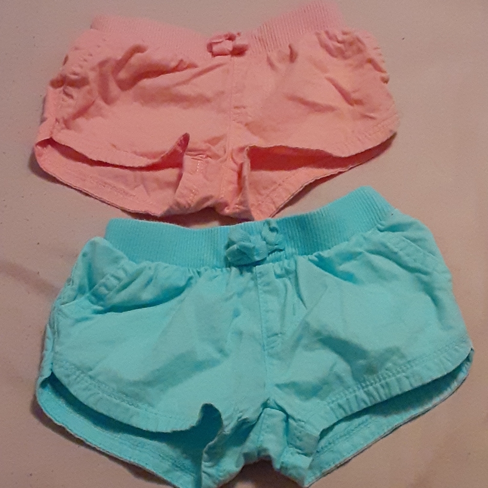 Bundle of pink and blue shorts